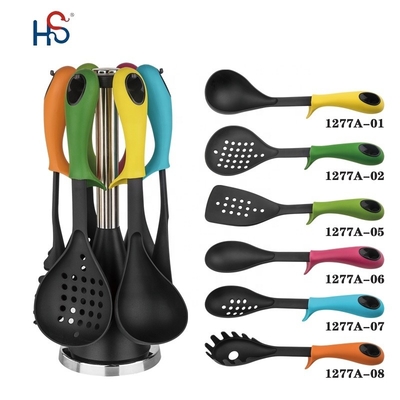 ISO9001/BSCI gecertificeerde TPR-handgreep Silicone keukengereedschap Kookaccessoires Gereedschapsset