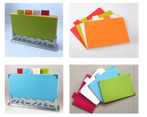 Verander je keuken met onze gewone 4 kleuren snijplank set maat 30x20cm
