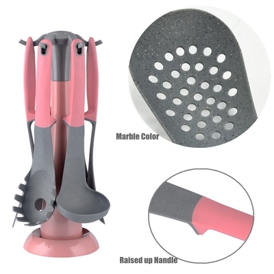 Baby Holiday Roze keukengereedschap Set Kookgereedschap TPR PP Handle Unieke keukengereedschap