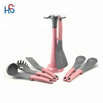 Baby Holiday Roze keukengereedschap Set Kookgereedschap TPR PP Handle Unieke keukengereedschap