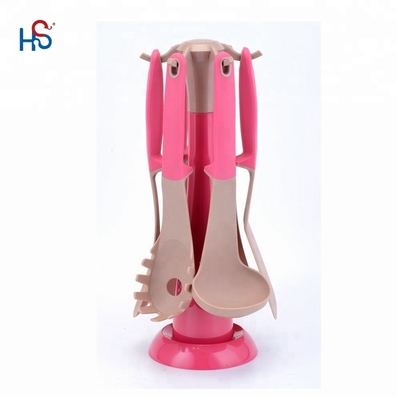 Baby Holiday Roze keukengereedschap Set Kookgereedschap TPR PP Handle Unieke keukengereedschap