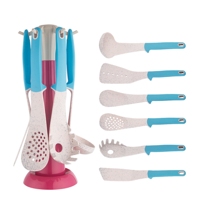 Baby Holiday Roze keukengereedschap Set Kookgereedschap TPR PP Handle Unieke keukengereedschap