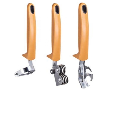 Roestvrij staal keuken gadgets set blik openmaker flesopener peeler en meer voor thuis