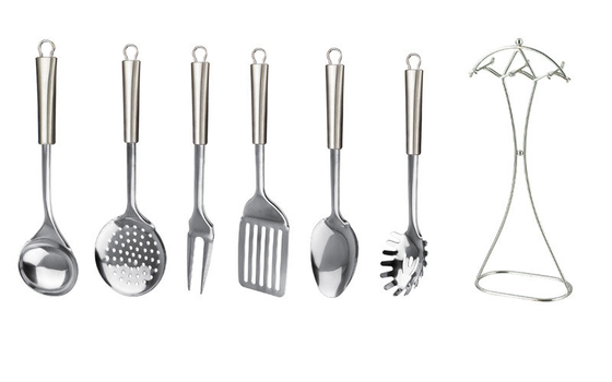 Roestvrijstalen gereedschap voor de keuken OEM logo metalen accessoires gereedschappen