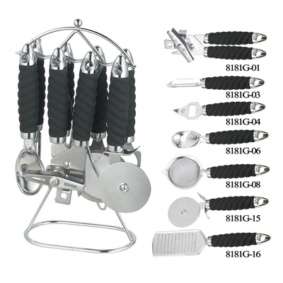 Smart Peeler Bier Opener Pizza Cutter Het pizza mes Gereedschapssets voor Metalen Keuken Gadget
