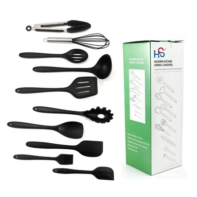 Non Stick Silicone Kook Set Kleur Keukengereedschap Set voor ISO9001 gecertificeerde keuken