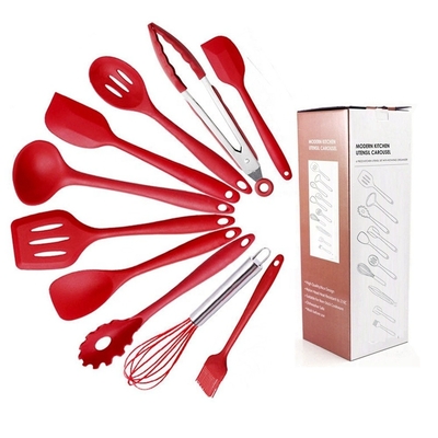 Non Stick Silicone Kook Set Kleur Keukengereedschap Set voor ISO9001 gecertificeerde keuken