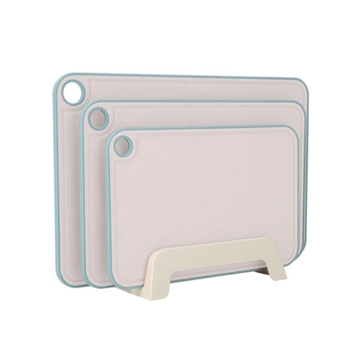 Aanpasbaar multifunctioneel keukenplaatje Plastic Index Anti-slip PP snijblok snijplank met stand