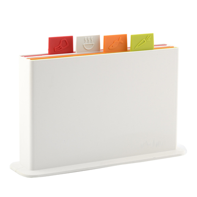 Gepersonaliseerd logo Acceptabel marmeren plastic snijplank Set 4 stukken plank BPA-vrij PP