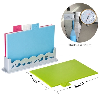 Snijplank Afwasmachine Veilig Groen/Wit/Oranje/Rood PP Plastic Snijplank