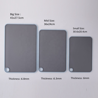 TPR Kitchen Cutting Board Set Kleurrijke snijplanken voor kookgereedschap en gereedschap