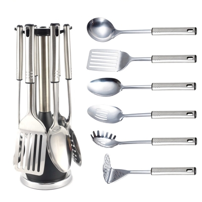 S/S 201 Handle roestvrijstalen gereedschappen De Cocina Keukengereedschapset