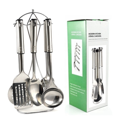 S/S 201 Handle roestvrijstalen gereedschappen De Cocina Keukengereedschapset