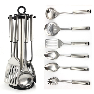 S/S 201 Handle roestvrijstalen gereedschappen De Cocina Keukengereedschapset