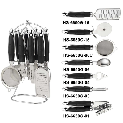 2021 Trending Products Kitchen Gadget Set met ISO9001 certificering en metalen materiaal