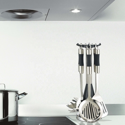 Keuken Kookgerei van roestvrij staal met zijdedruk of een afgedrukt logo