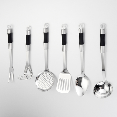 Keuken Kookgerei van roestvrij staal met zijdedruk of een afgedrukt logo