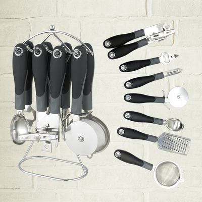 8-delige set van kookgereedschappen van roestvrij staal Multifunctionele gereedschappen voor het koken
