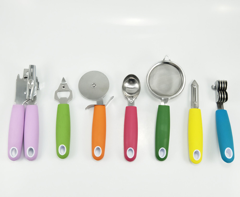 Keukenbenodigdheden Kan Opener Peeler Strainer IJssop Lepel Pizza Cutter Eco-vriendelijk