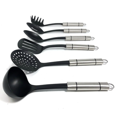 Direct huishoudelijk en keukengereedschap Nylon Ladle Skimmer Turner Lepel voor huishoudelijke artikelen