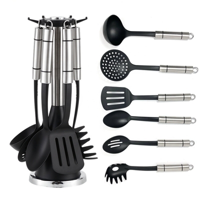 Direct huishoudelijk en keukengereedschap Nylon Ladle Skimmer Turner Lepel voor huishoudelijke artikelen