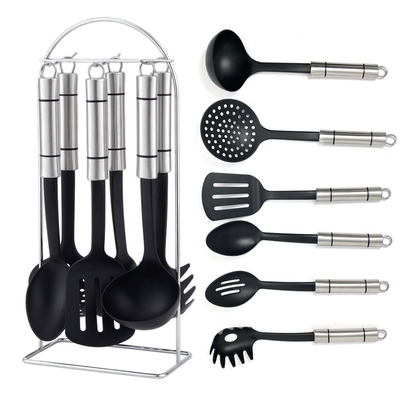 Direct huishoudelijk en keukengereedschap Nylon Ladle Skimmer Turner Lepel voor huishoudelijke artikelen