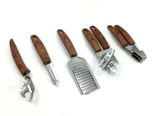 Duurzame BBQ gereedschappen Set 210 graden Hoogtemperatuur keukengereedschappen