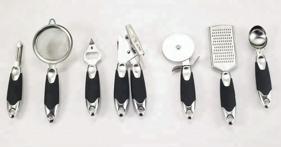Milieuvriendelijke keuken accessoires 7-stuk durable plastic set voor functionele koken