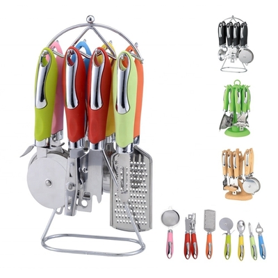 Duurzame kookgereedschappen Multifunctionele keuken gadget met metalen keuken accessoires