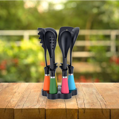Non-Stick Kookgereedschap Set 7 stukken Nylon Utensiliën voor een moeiteloze kookbeleving