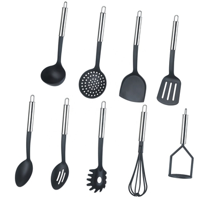 Duurzaam 9 PCS Nylon keukengereedschap voor het koken Hittebestendige tot 210 graden