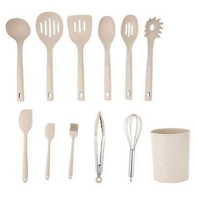 9/10/11/12pcs Warmtebestendige BPA-vrije siliconen keukengereedschappen Spatula Set ENIGE kleur