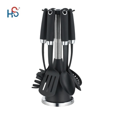 7 stuks Keukengereedschapset Nylon Chinese Keukengereedschap Gereedschap met aangepaste kleur