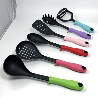 Eco-vriendelijke vaste lepel Voedsel Turner Spatula Slotted Lepel Whisk Acacia Silicium Kookgerei