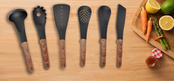 7pcs Keukengereedschap Set Hittebestendige siliconen kookgereedschap voor niet-stick koken