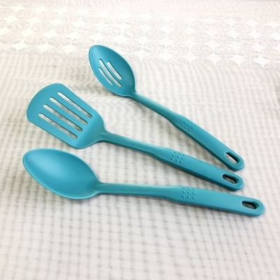 Moderne Nylon Handle Ladle Utilities voor het serveren van Soep Sauce Minestra en Pasta Design Zwart