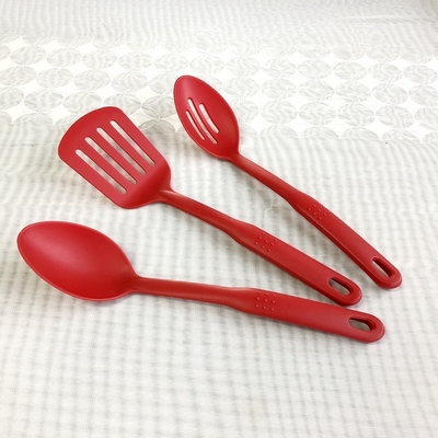 Moderne Nylon Handle Ladle Utilities voor het serveren van Soep Sauce Minestra en Pasta Design Zwart