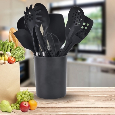 Kookgereedschap dat niet kleft Set van 6 met hittebestendig spatul/ladle/slotted turner