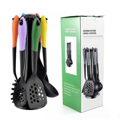 Beste keukengereedschapset 7PCS Duurzaam Nylon en aangepaste keukengereedschappen