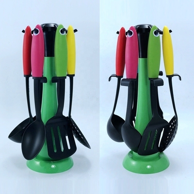 Nylon keukengereedschapssets voor thuis koken lepels Turner Skimmer Spatula Pasta Server