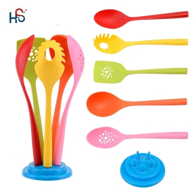 Silk Printing Logo Keukengereedschap Set Duurzaam Nylon 8-Piece Keukengereedschap