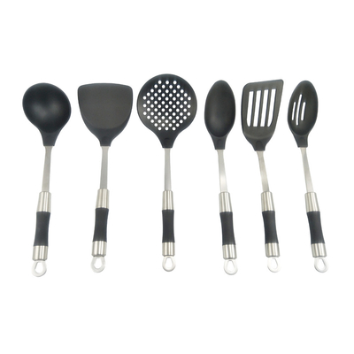Plastic Lepel Spatula Vork Ladle Tong Turner Kookgerei Set met aangepast logo