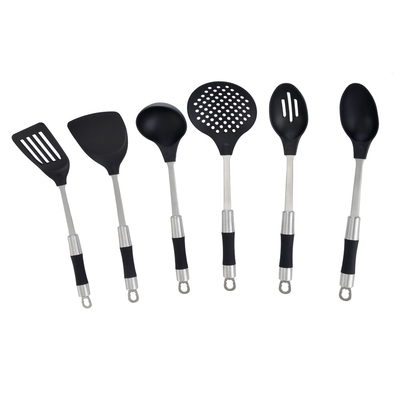 Plastic Lepel Spatula Vork Ladle Tong Turner Kookgerei Set met aangepast logo