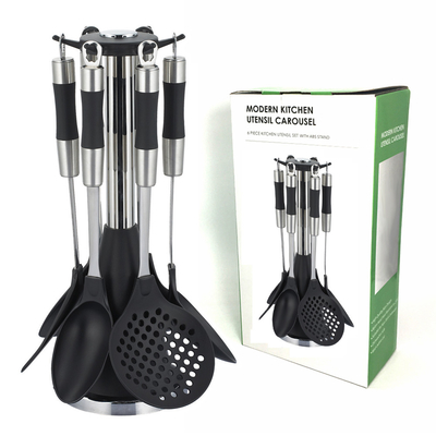 Plastic Lepel Spatula Vork Ladle Tong Turner Kookgerei Set met aangepast logo